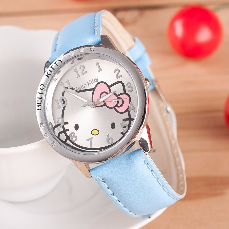 Women'S Accessories To Wear With Watch - 산리오 헬로키티 쿼츠 손목시계, 여성용 일상