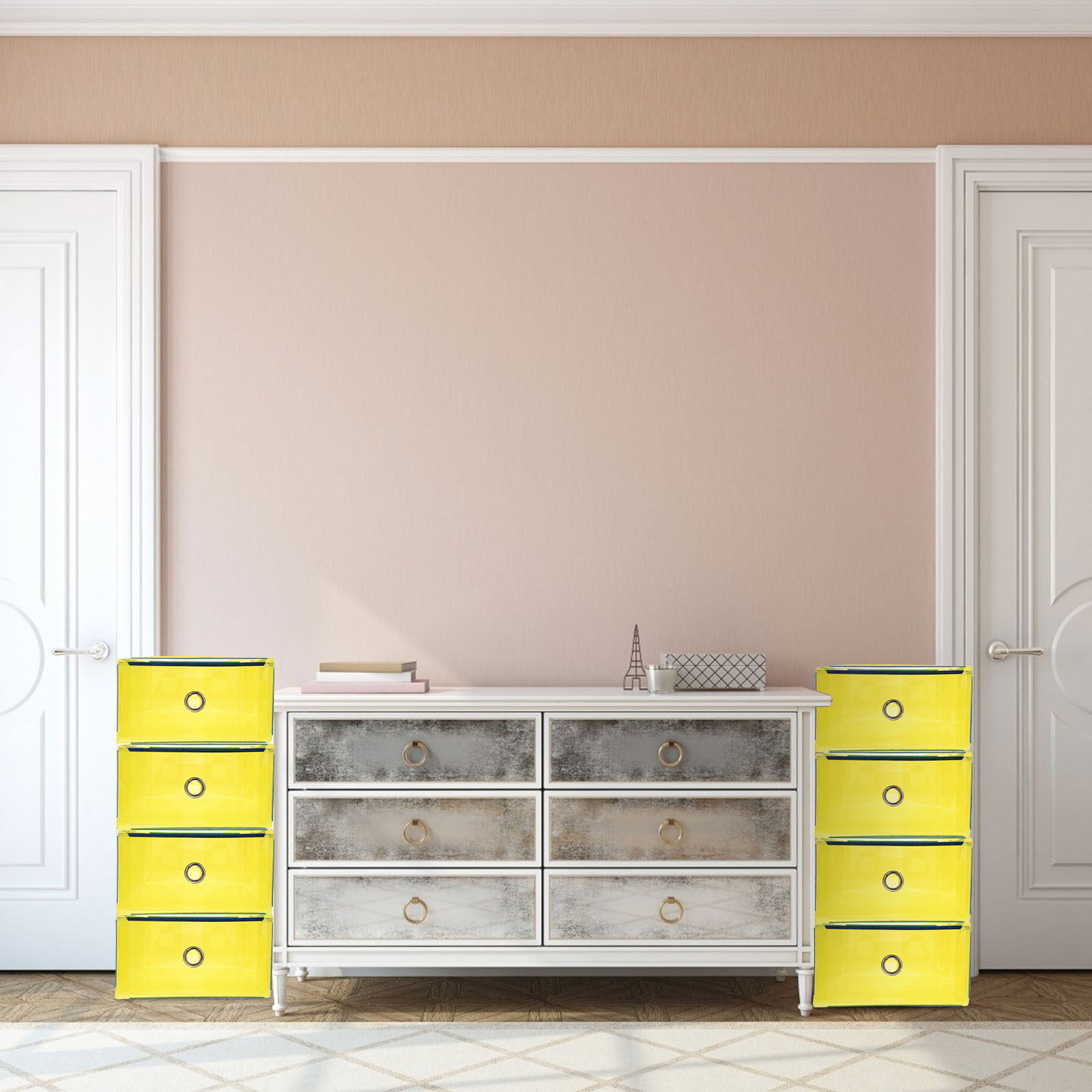 Women Accessories Drawer - 여성용 신발, 양말, 화장품, 벨트, 스카프,