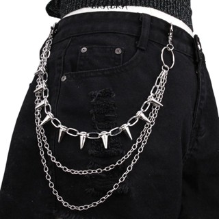Wallet Chain Bag - 유니섹스 힙합 펑크 록 메탈 허리