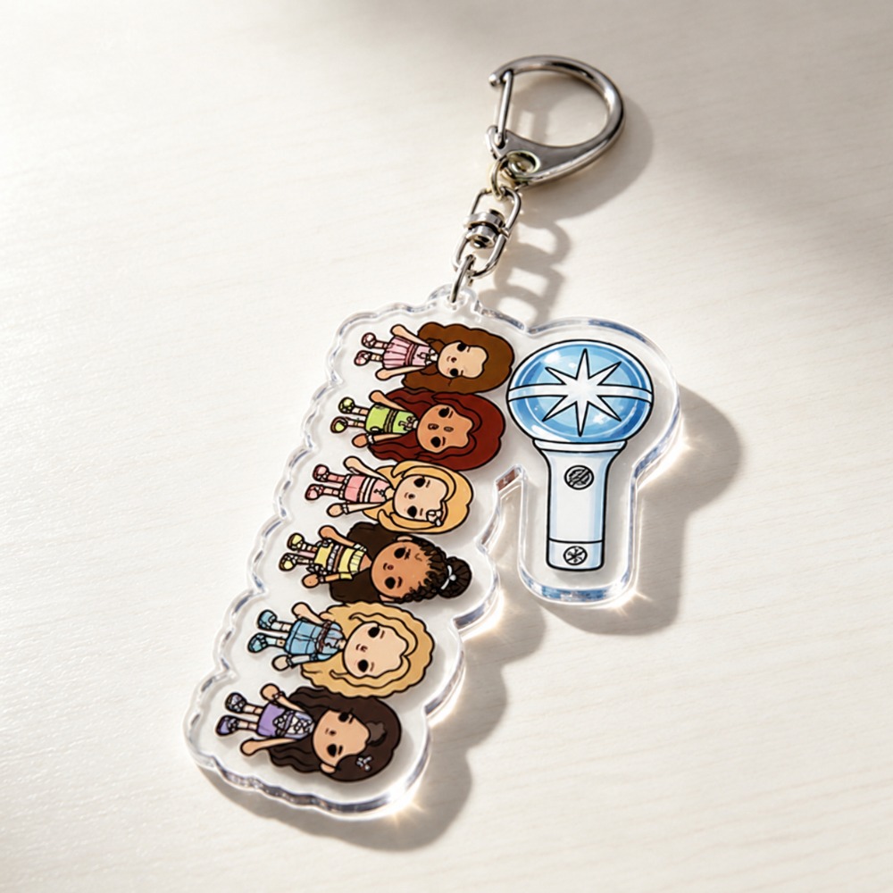 Women Accessories Pack - K-pop 캣아이 키체인 액세서리 가방 참