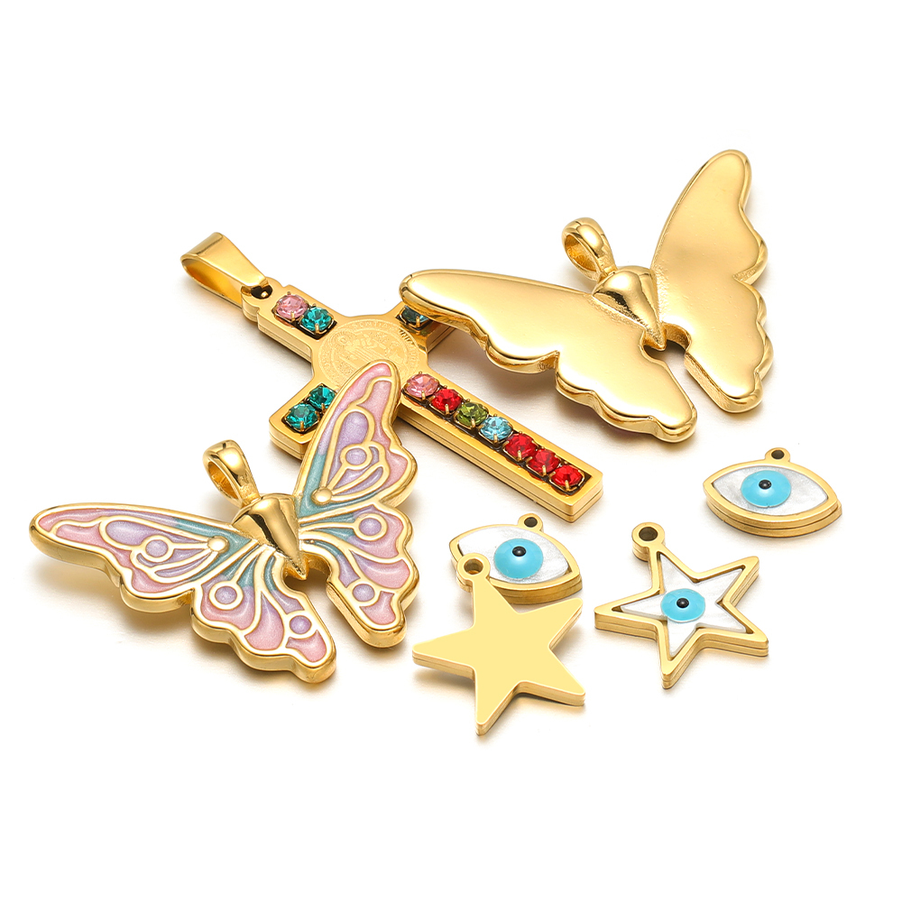 Women Accessories Pack - 5 개/몫 스테인레스 스틸 에나멜 스타
