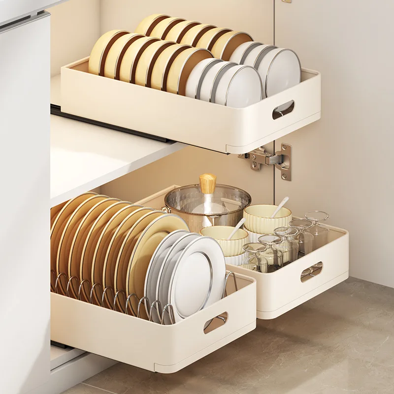 Women Accessories Drawer - 슬라이드 레일이 있는 주방 수납 선반,