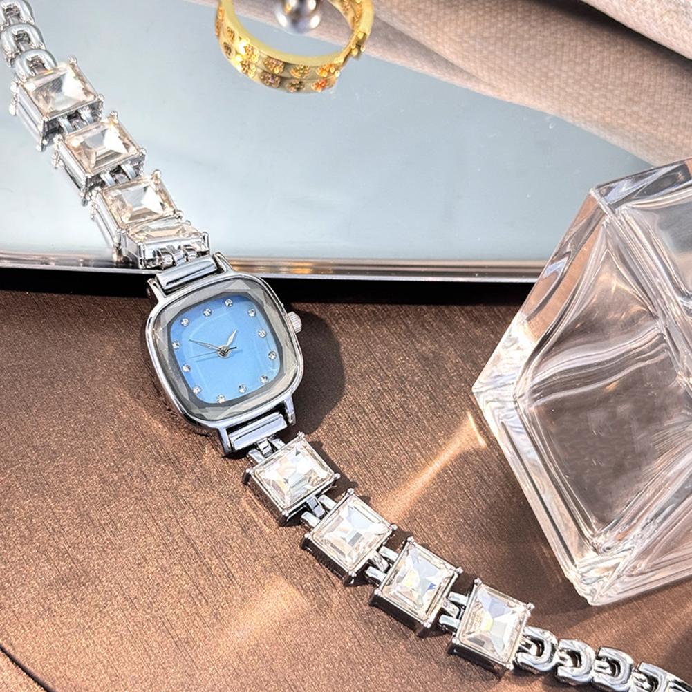 Women'S Accessories To Wear With Watch - 여성용 사각 다이얼 팔찌 시계, 럭셔리