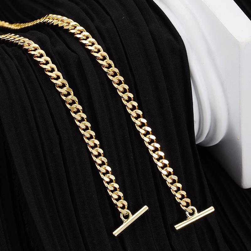 Wallet Chain Bag - 펠트 지갑 인서트 퍼스 체인 스트랩