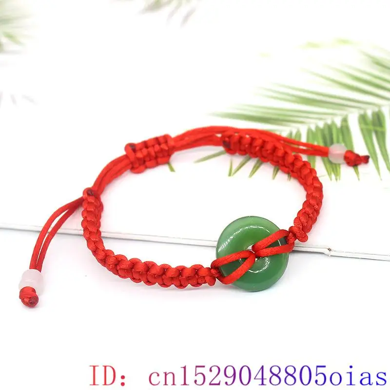 진짜 옥 도넛 팔찌 천연 보석 조각된 부적 액세서리 매 - Women Accessories Bracelet 리뷰 및 가격