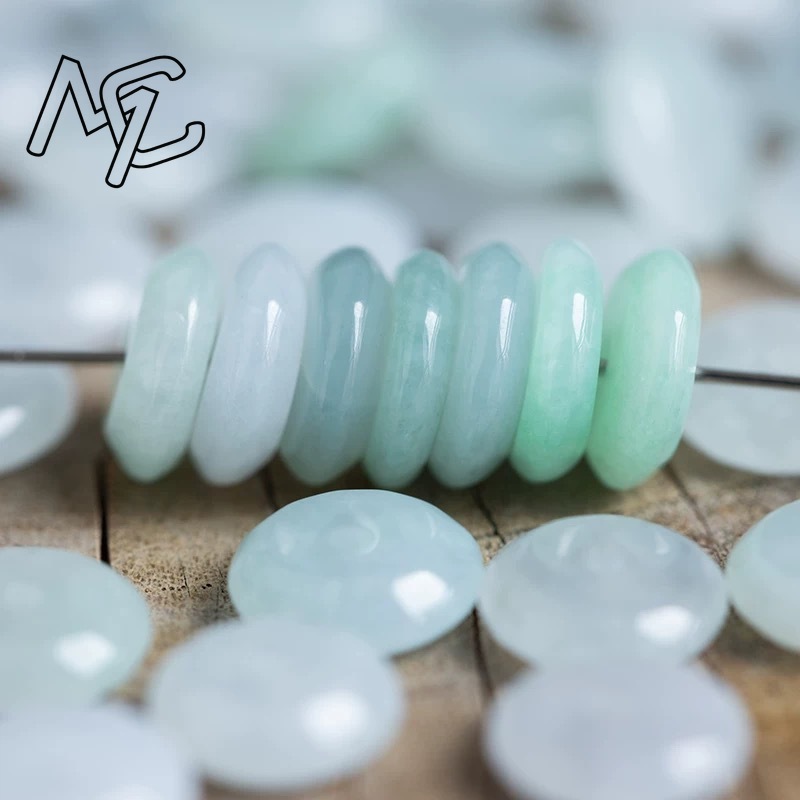 10pcs 천연 에메랄드 화이트 옥 핑 앤 매듭 DIY - Women Accessories Bracelet 리뷰 및 가격
