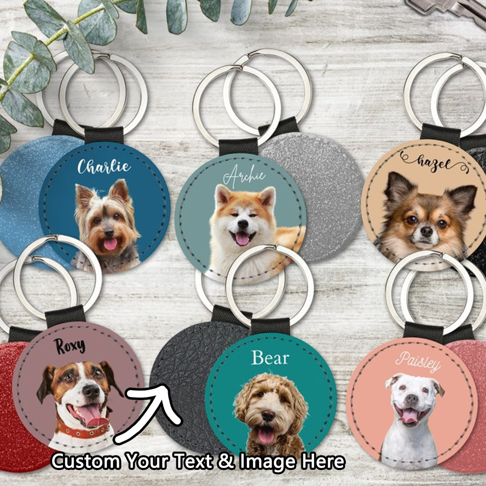 맞춤 애완 동물 사진 키체인, 개인 맞춤 강아지 고양이 - Women'S Keychain Accessories 리뷰 및 가격