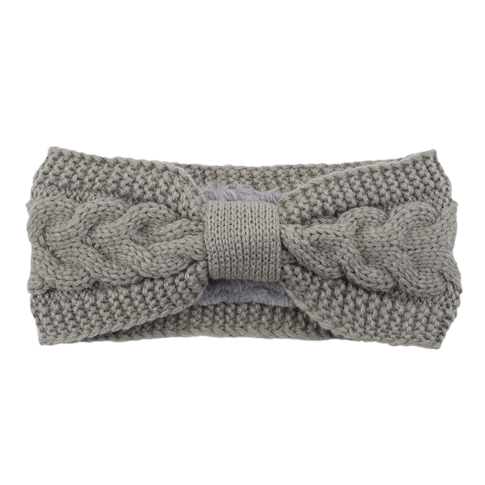 여자를위한 새로운 퍼지 양털 줄 지어 머리띠 솔리드 트 - Women'S Yoga Accessories 리뷰 및 가격