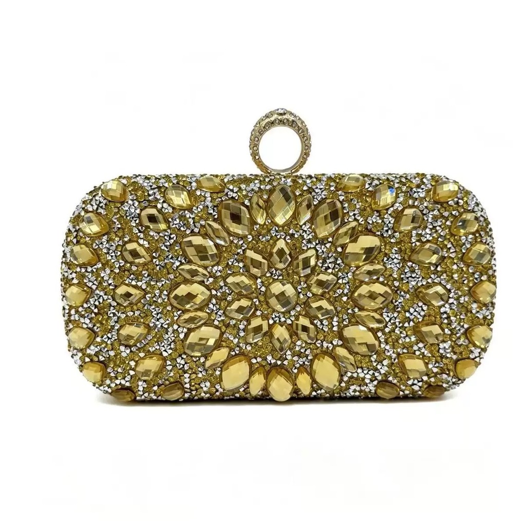 풀 다이아몬드 이브닝 백 럭셔리 라인스톤 클러치 백 여 - Wallet Chain Bag 리뷰 및 가격