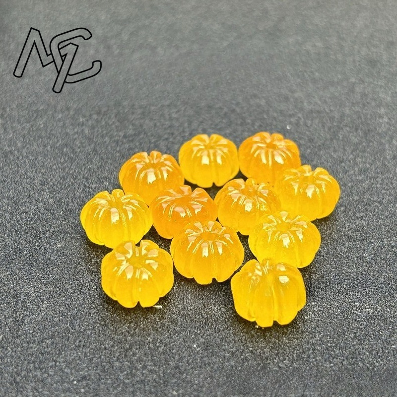 10pcs 녹색 옥 호박 구슬 DIY 귀걸이 팔찌 매력 - Women Accessories Bracelet 리뷰 및 가격