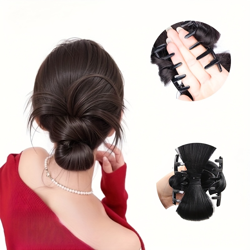 낮은 합성 롤빵 포니 테일 헤어 자연 푹신한 발톱 클립 - Women Accessories Pack 리뷰 및 가격