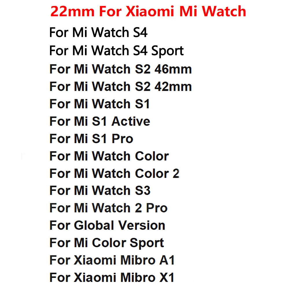 22mm 스마트워치 액세서리 샤오미 워치 S4용 실리콘 - Women'S Accessories To Wear With Watch 리뷰 및 가격