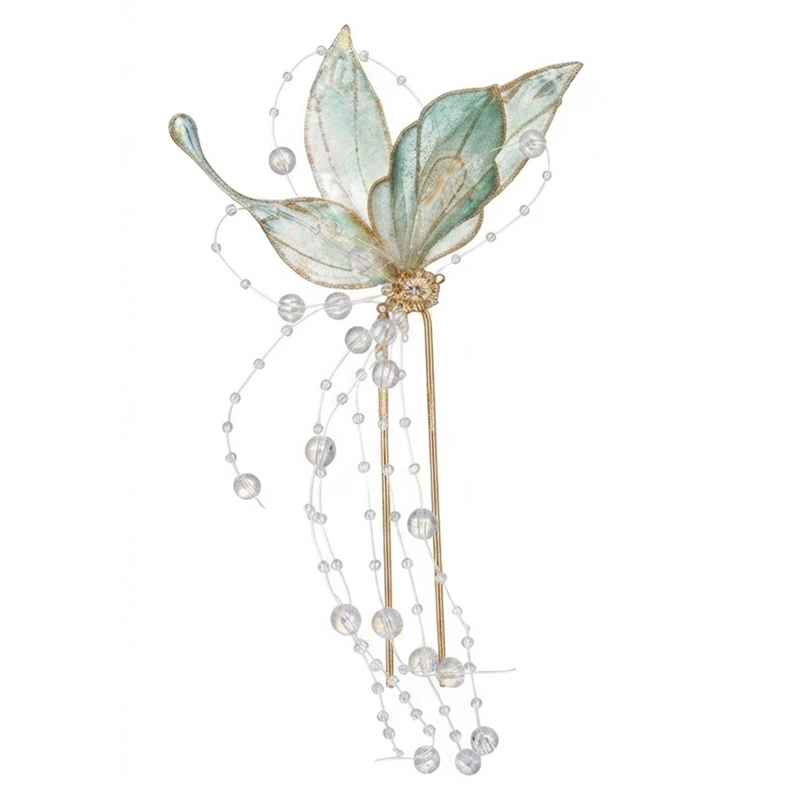 여성용 나비 태슬 헤어핀 합금 헤어스틱 신중국풍 웨딩  - Pearl Hair Pin 리뷰 및 가격