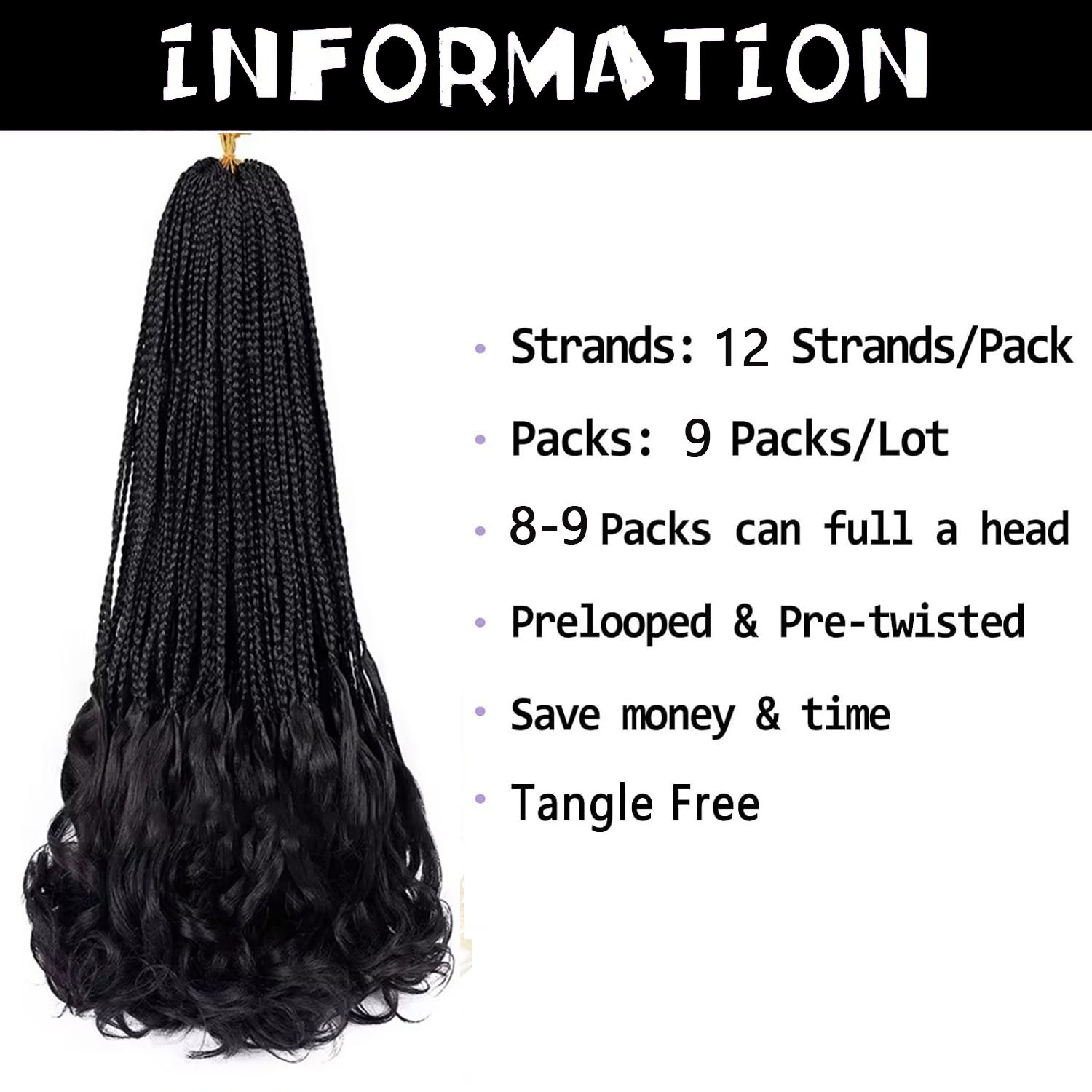 프렌치 컬 크로셰 브레이드 14인치 22인치 여신 박스 - Women Accessories Pack 리뷰 및 가격