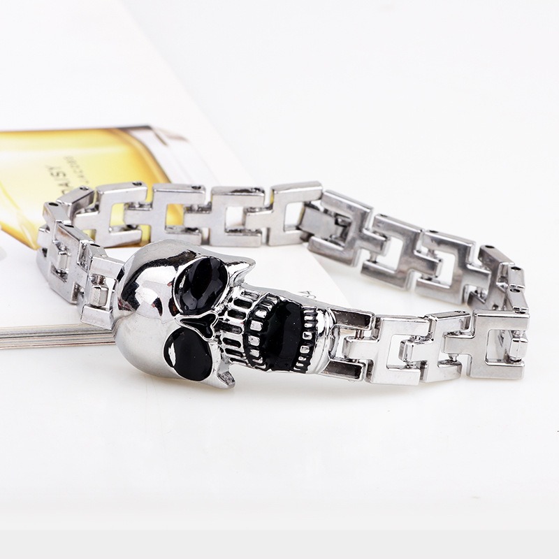 스컬 티타늄 스틸 팔찌 오일 드립뱅글 시계 버클 디자인 - Women'S Accessories To Wear With Watch 리뷰 및 가격