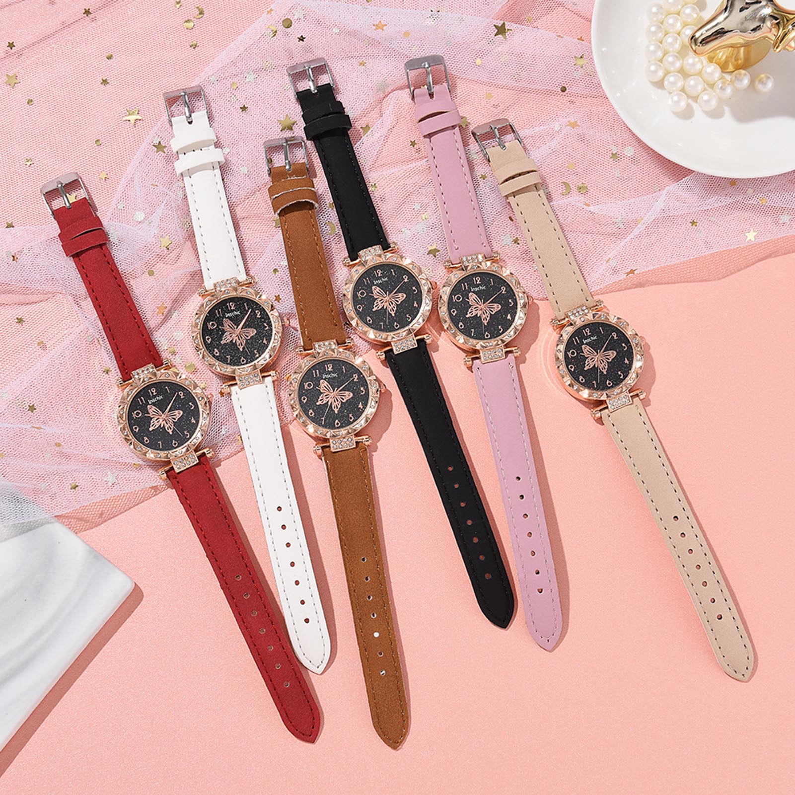 데일리 웨어 손목시계 버터플라이 다이얼 방수 미니멀리스 - Women'S Accessories To Wear With Watch 리뷰 및 가격