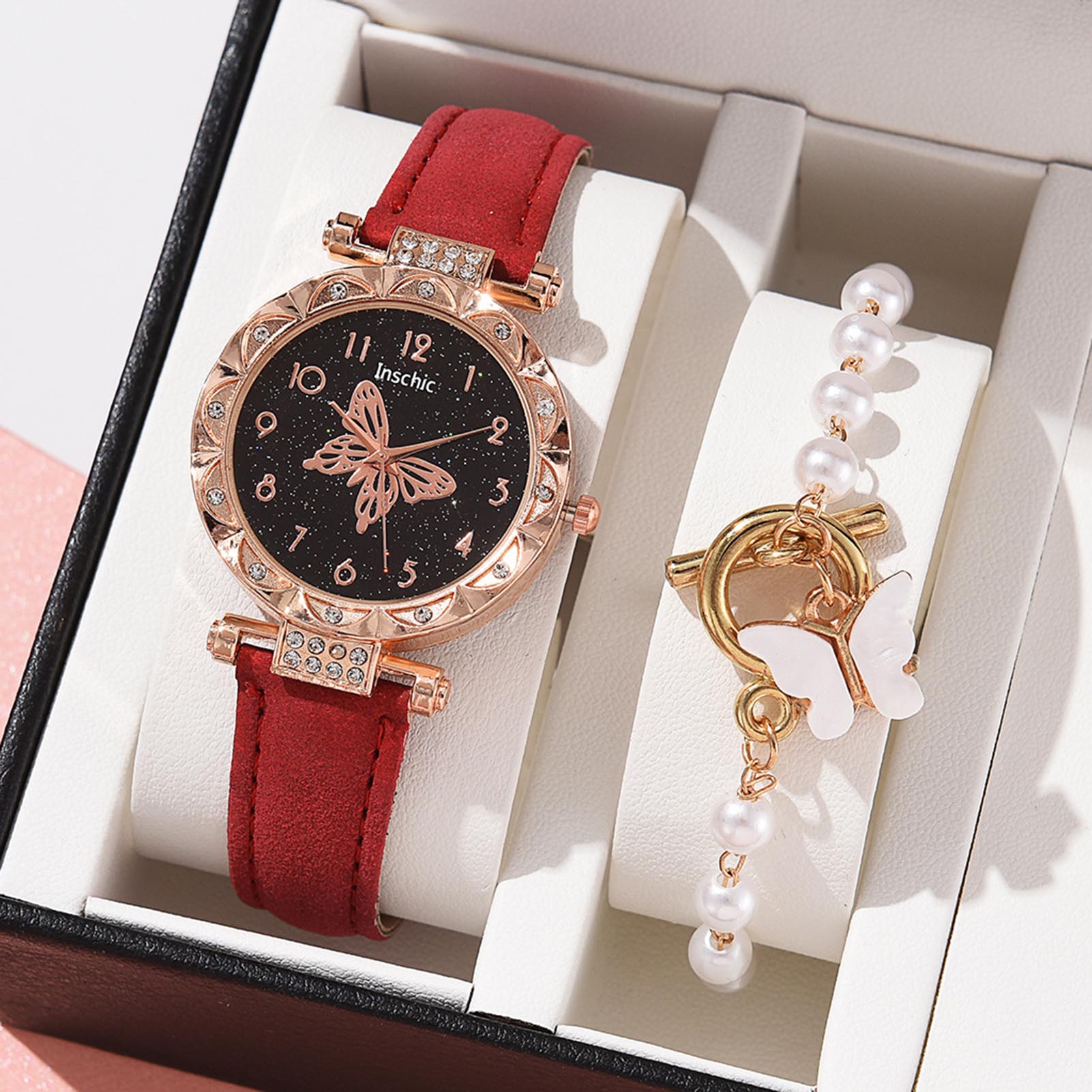 데일리 웨어 손목시계 버터플라이 다이얼 방수 미니멀리스 - Women'S Accessories To Wear With Watch 리뷰 및 가격