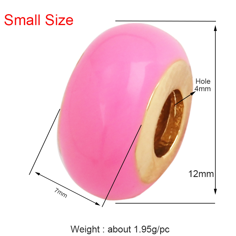 12x7mm 유럽의 다채로운 에나멜 구슬, 판도라 팔찌 - Women Accessories Pandora 리뷰 및 가격