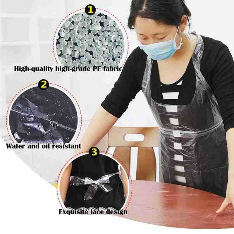20PCS 일회용 주방 앞치마 플라스틱 방수 앞치마 남 - Women Accessories Pack 리뷰 및 가격