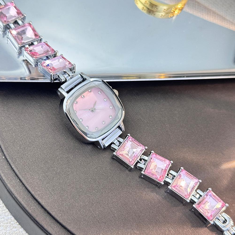 여성용 사각 다이얼 팔찌 시계, 럭셔리 라인스톤 스트랩 - Women'S Accessories To Wear With Watch 리뷰 및 가격