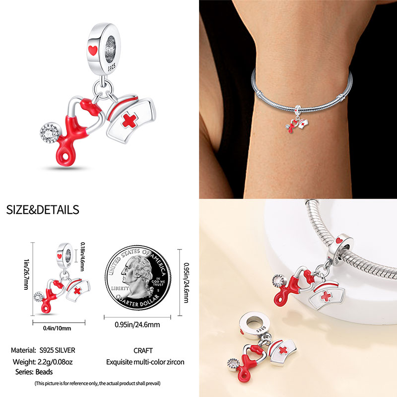 새로운 전문 시리즈 의료 교사의 매력에 맞게 판도라 원 - Women Accessories Pandora 리뷰 및 가격