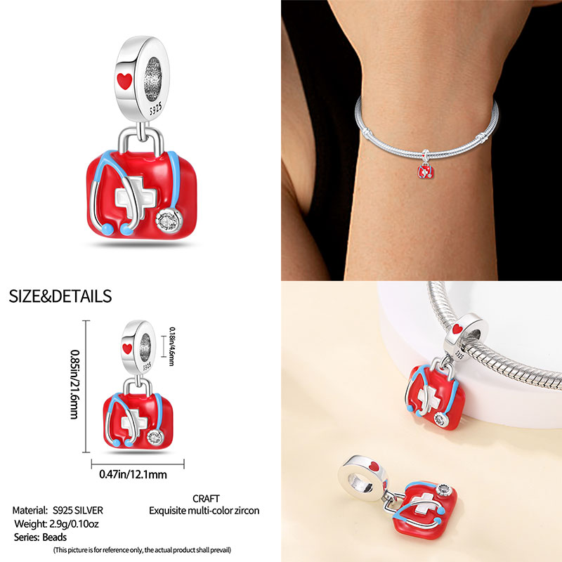 새로운 전문 시리즈 의료 교사의 매력에 맞게 판도라 원 - Women Accessories Pandora 리뷰 및 가격