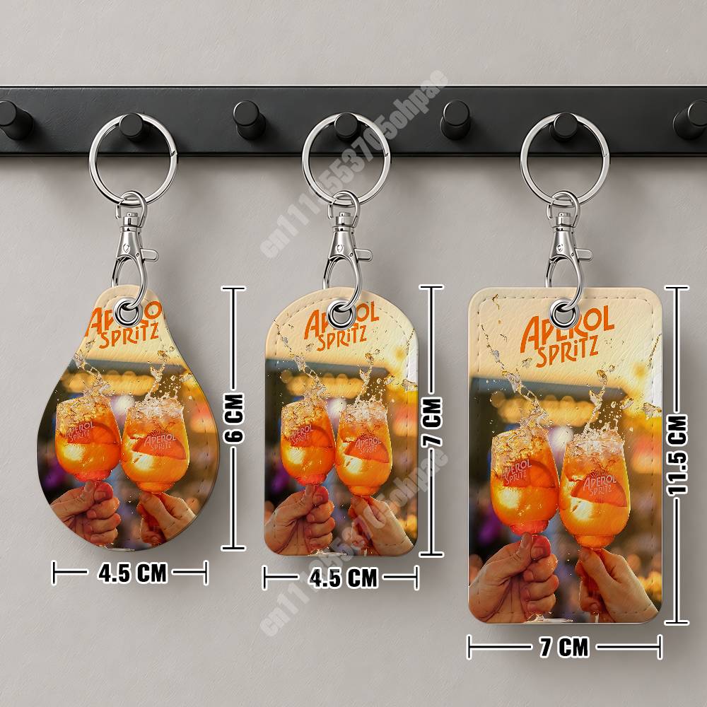 오렌지 프로세코 A-아페롤 S-스프리츠 가죽 키체인 카 - Women'S Keychain Accessories 리뷰 및 가격