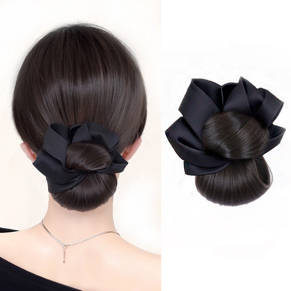낮은 합성 번 포니테일 헤어, 자연스러운 풍성한 집게핀 - Women Accessories Pack 리뷰 및 가격