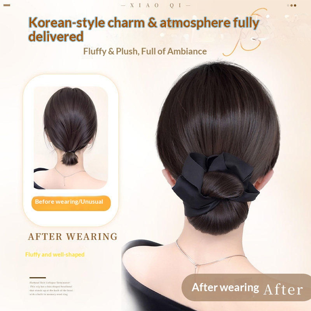 낮은 합성 번 포니테일 헤어, 자연스러운 풍성한 집게핀 - Women Accessories Pack 리뷰 및 가격