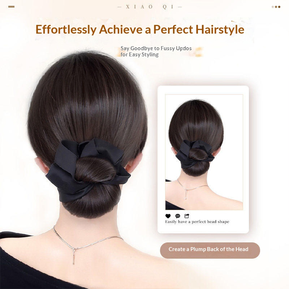 낮은 합성 번 포니테일 헤어, 자연스러운 풍성한 집게핀 - Women Accessories Pack 리뷰 및 가격